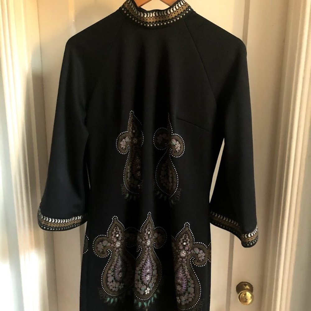 Mod 60's Mock Neck Dress